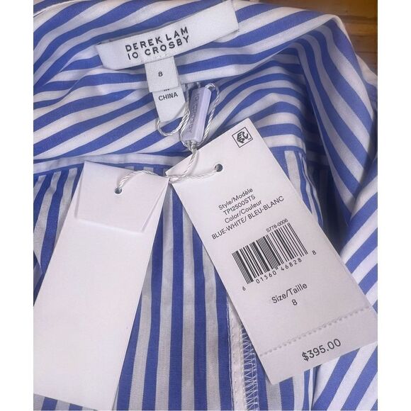 Derek Lam 10 Crosby Satina Sleeveless Button Front Shirt Dress NWT Size 8 - Picture 6 of 8